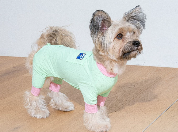 Dog Summer Cooling Jumpsuit, Breathable Four-Legged Outfit for Small Dogs