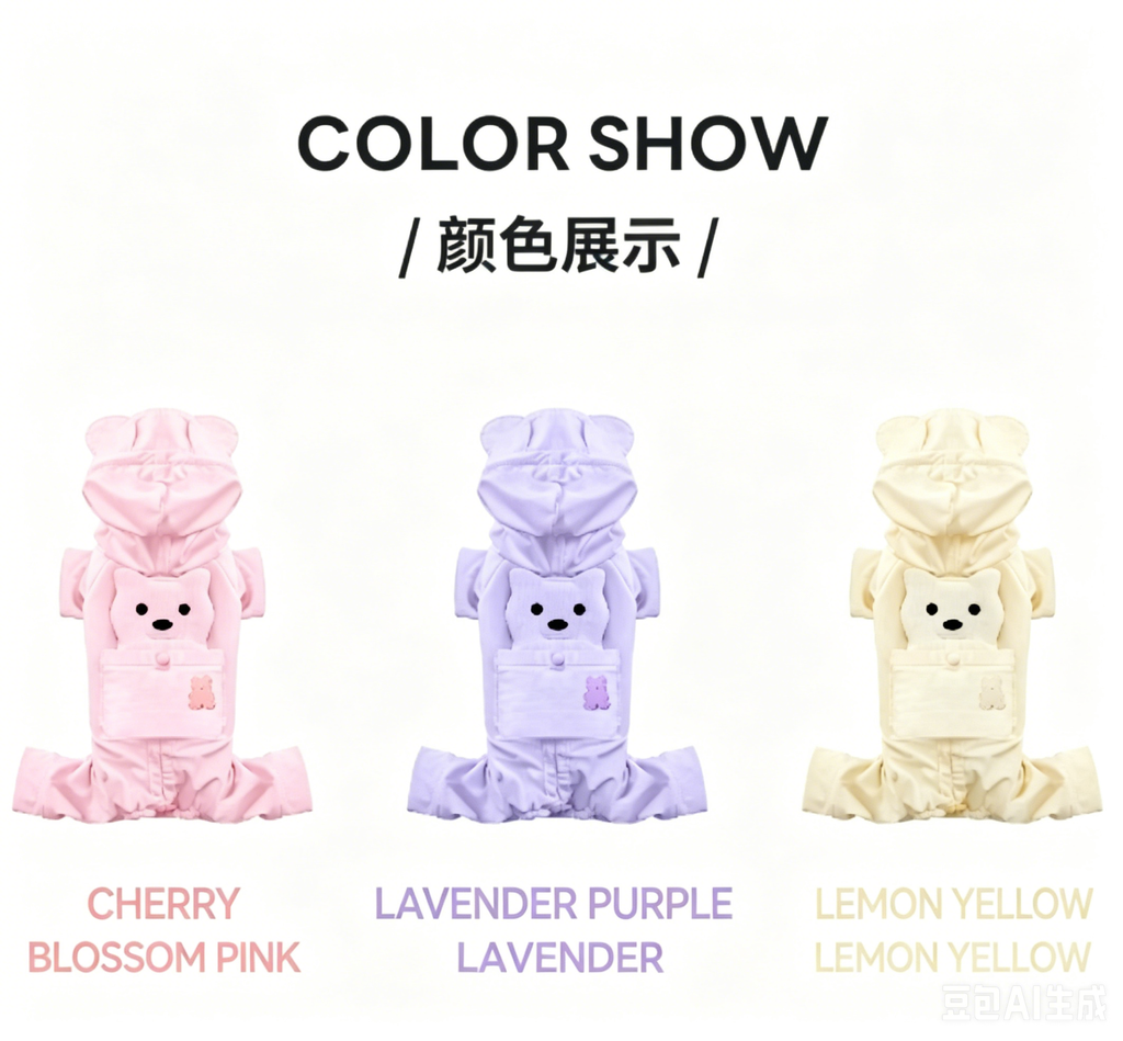 Dog Hooded Cooling Jumpsuit, Breathable Four-Legged Summer Outfit for Small Dogs