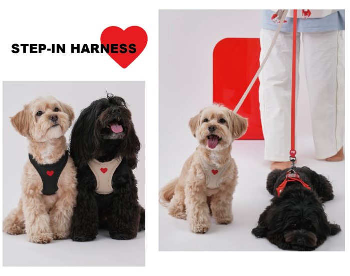 Adjustable Dog Harness Vest, Lightweight No-Pull Harness for Small Dogs Walking