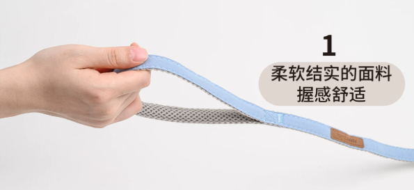 Breathable Dog Leash, Lightweight Nylon Lead for Small & Medium Dogs Training