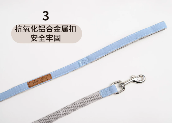 Breathable Dog Leash, Lightweight Nylon Lead for Small & Medium Dogs Training