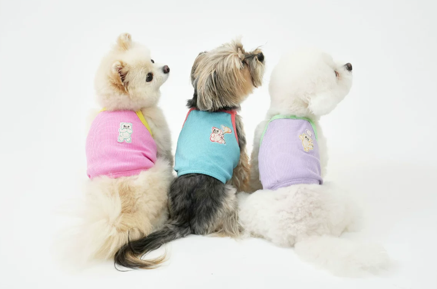 Dog Summer Cooling T-Shirt, Breathable Sleeveless Tank Top for Small Dogs