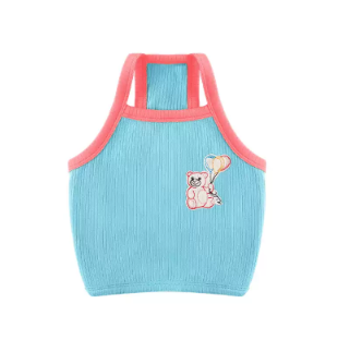Dog Summer Cooling T-Shirt, Breathable Sleeveless Tank Top for Small Dogs