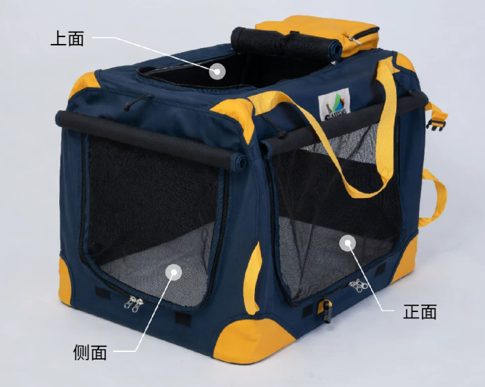 Foldable Dog Travel Tote Bag, Portable Multi-Purpose Carrier for Small Dogs Outdoor