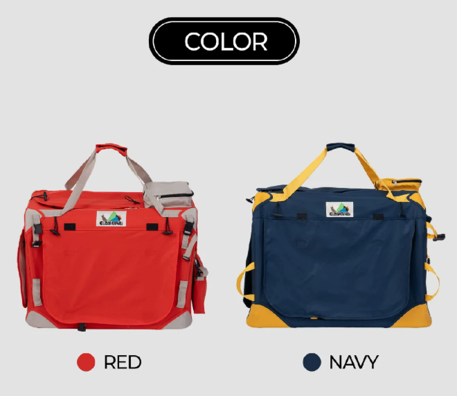 Foldable Dog Travel Tote Bag, Portable Multi-Purpose Carrier for Small Dogs Outdoor