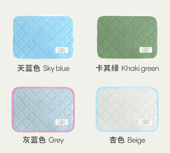 Ice Silk Cooling Dog Mat, Washable Summer Pet Pad for All Breeds