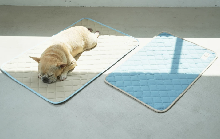 Ice Silk Cooling Dog Mat, Washable Summer Pet Pad for All Breeds