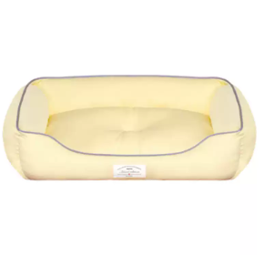 Ice Silk Cooling Dog Nest Bed, Breathable Summer Pet Bed for Small & Medium Dogs