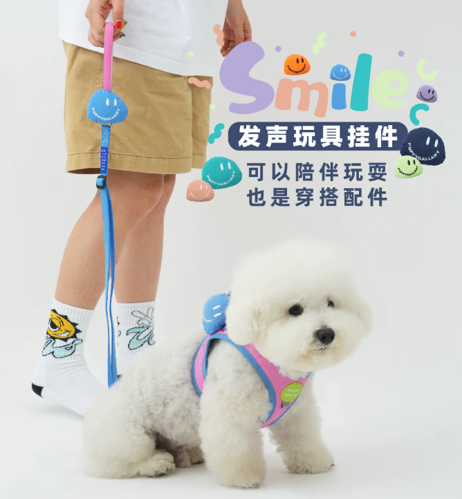 Dog Harness Vest, Breathable No-Pull Harness for Small & Medium Dogs Walking