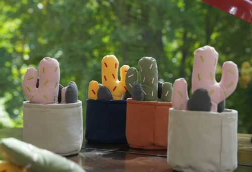 Cactus Crinkle & Snuffle Interactive Dog Toy