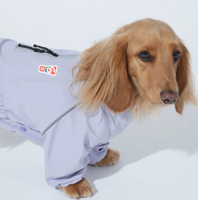 Go Pro Weather Suit Waterproof Dog Raincoat with Reflective Strips