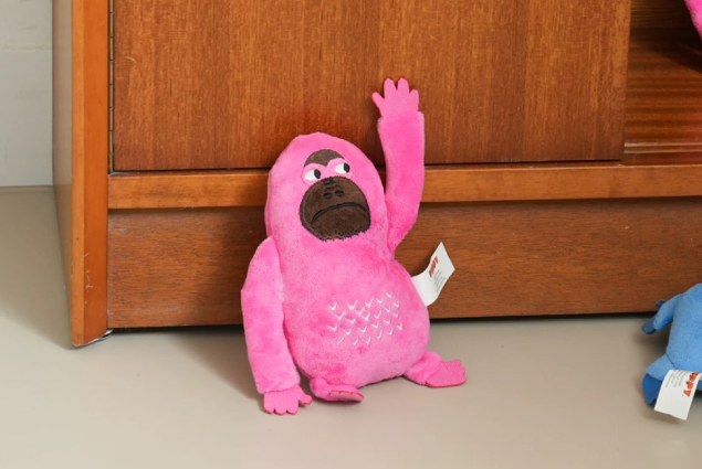 Plush Gorilla Squeaky Interactive Dog Chew Toy