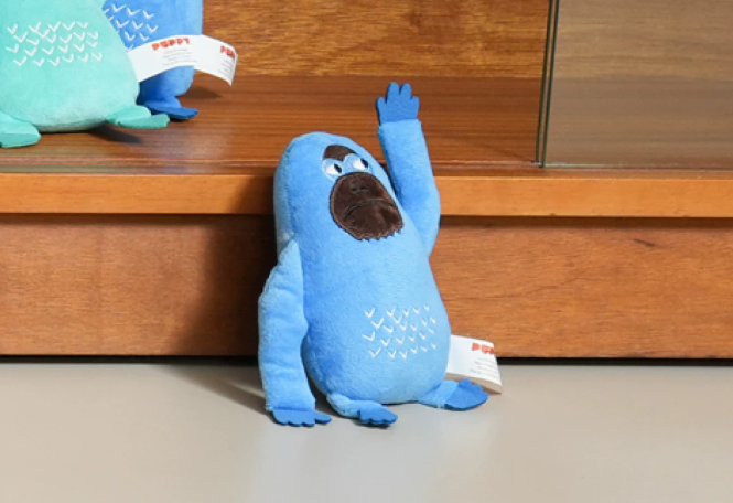Plush Gorilla Squeaky Interactive Dog Chew Toy
