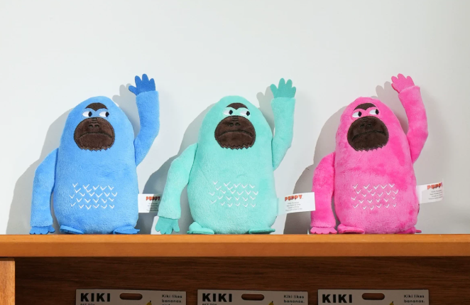 Plush Gorilla Squeaky Interactive Dog Chew Toy
