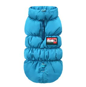 Dog Cloud Insulated Vest, Thermal Reflective Winter Coat for Small/Medium Dogs