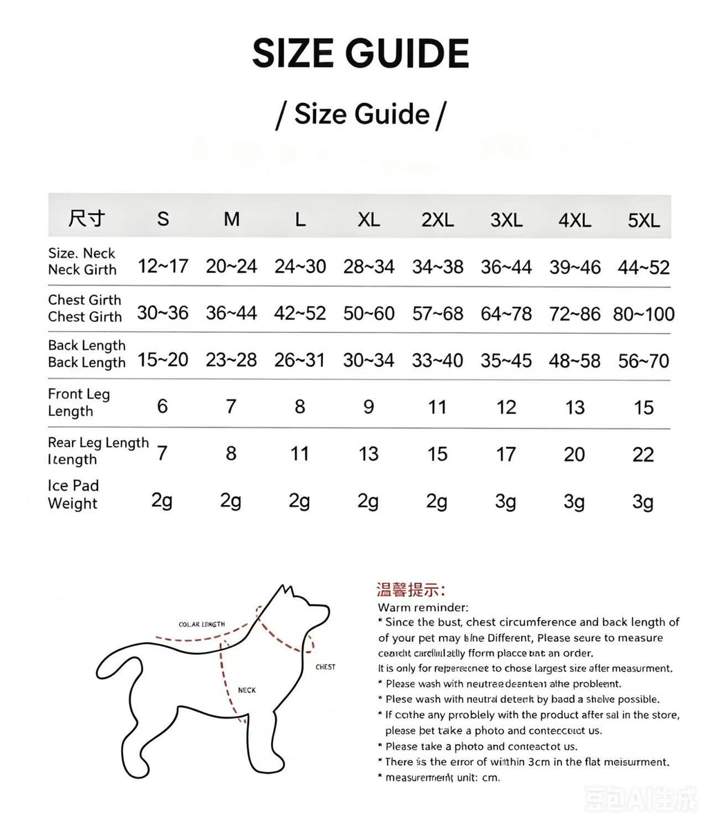 Dog Hooded Cooling Jumpsuit, Breathable Four-Legged Summer Outfit for Small Dogs