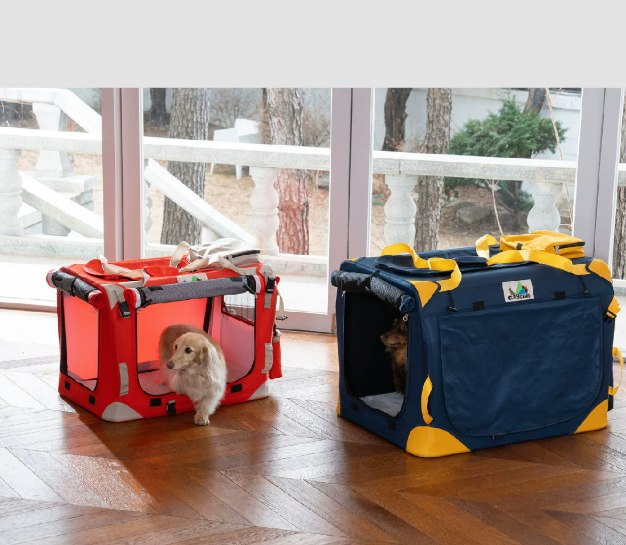 Foldable Dog Travel Tote Bag, Portable Multi-Purpose Carrier for Small Dogs Outdoor